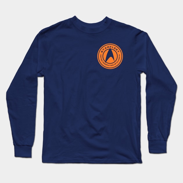 Starfleet Patch Long Sleeve T-Shirt by OrangeCup